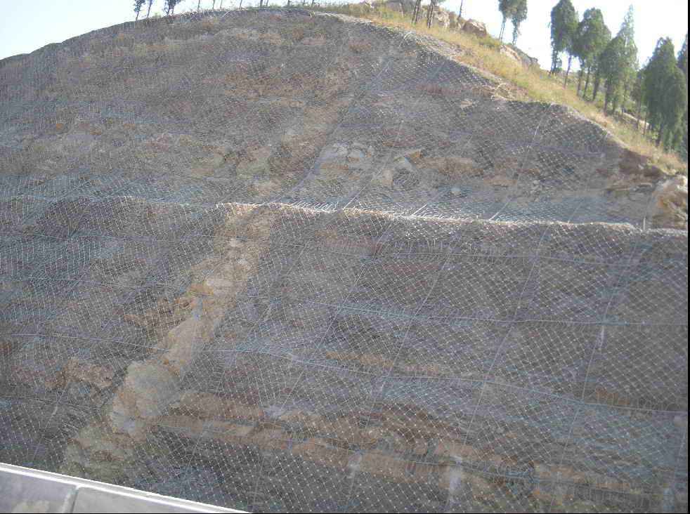 主動落石防護網由哪些配件組成