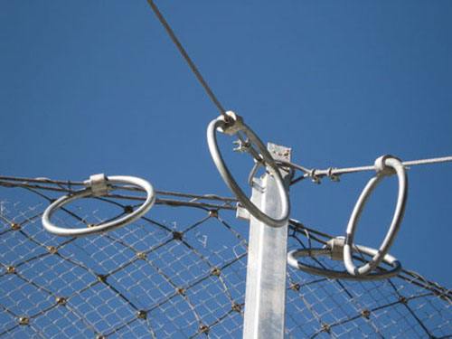 主動落石防護網由哪些配件組成